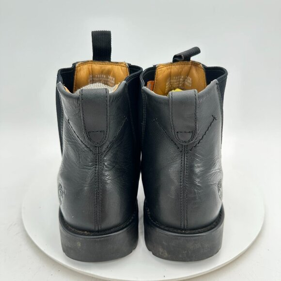 Timberland Men Size 11M Black Leather Side Elastic Pull On Chelsea Boot - Picture 5 of 12